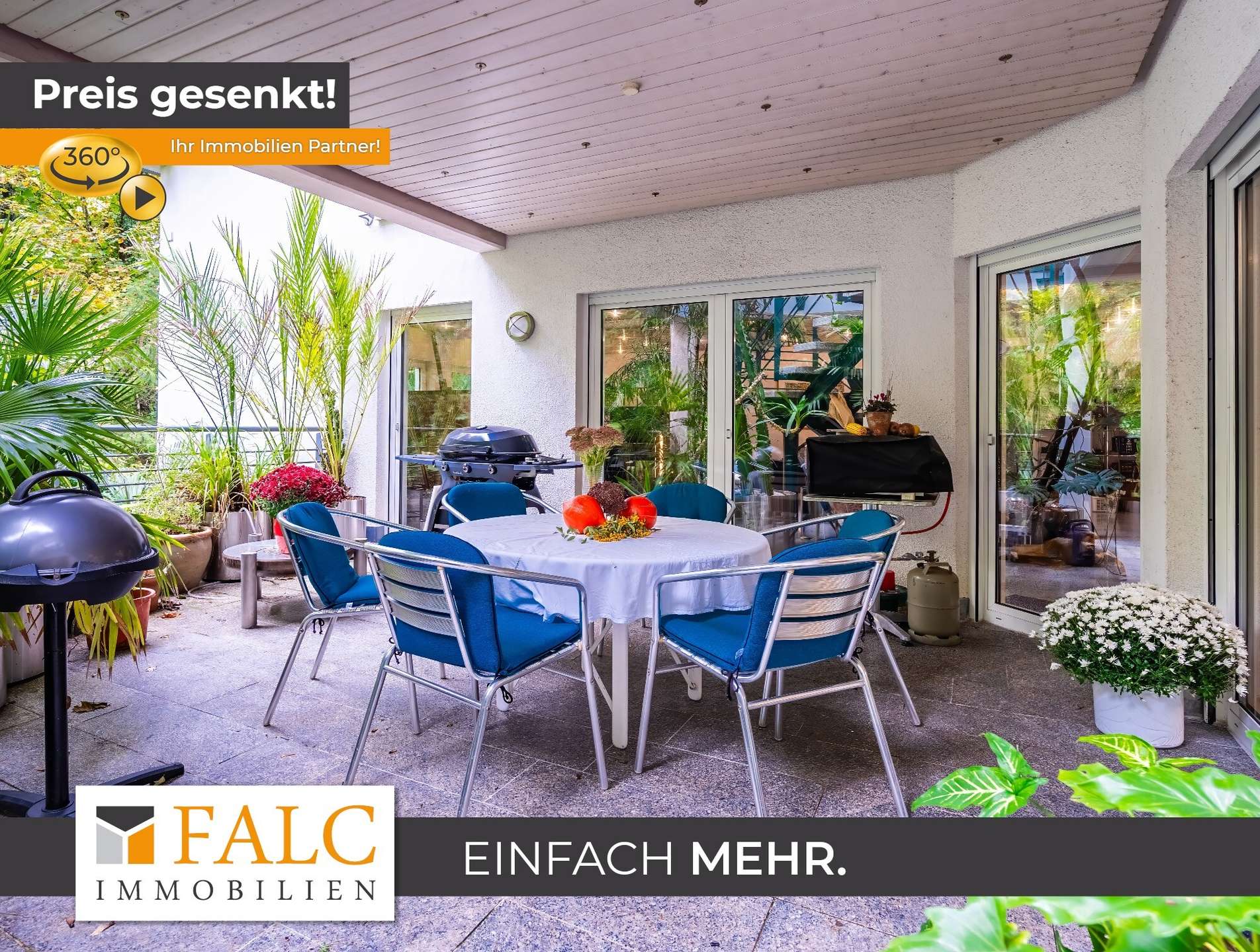 Außenbereich Zugang Küche